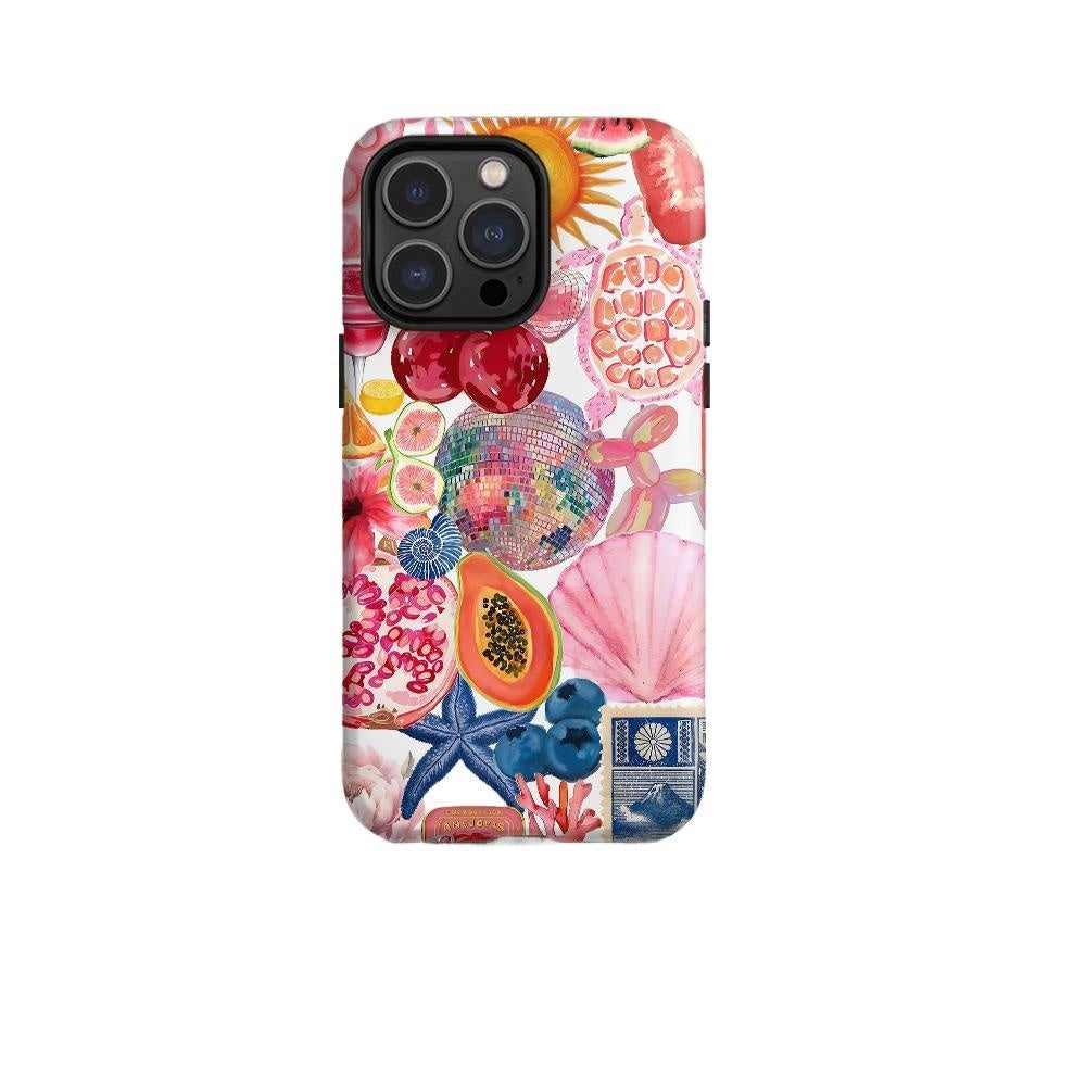 Creative And Minimalist Marine Bio Printed Phone Case