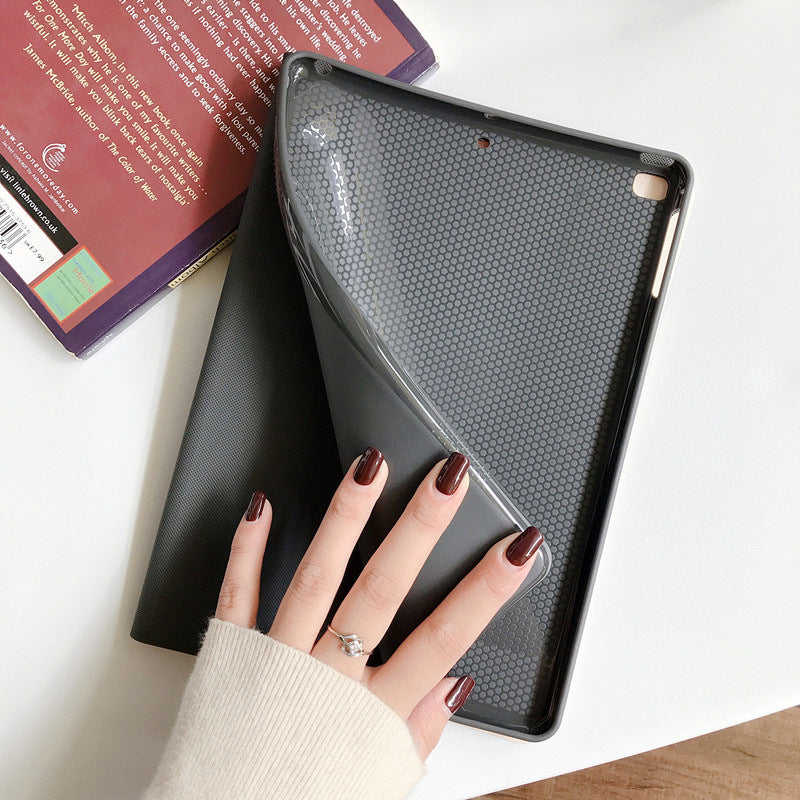 Compatible with Apple, Compatible with Apple , Art Ipad Mini5 Case 9.7 Leather Case Air3 2 Dormancy Pro10.5 11 Inch
