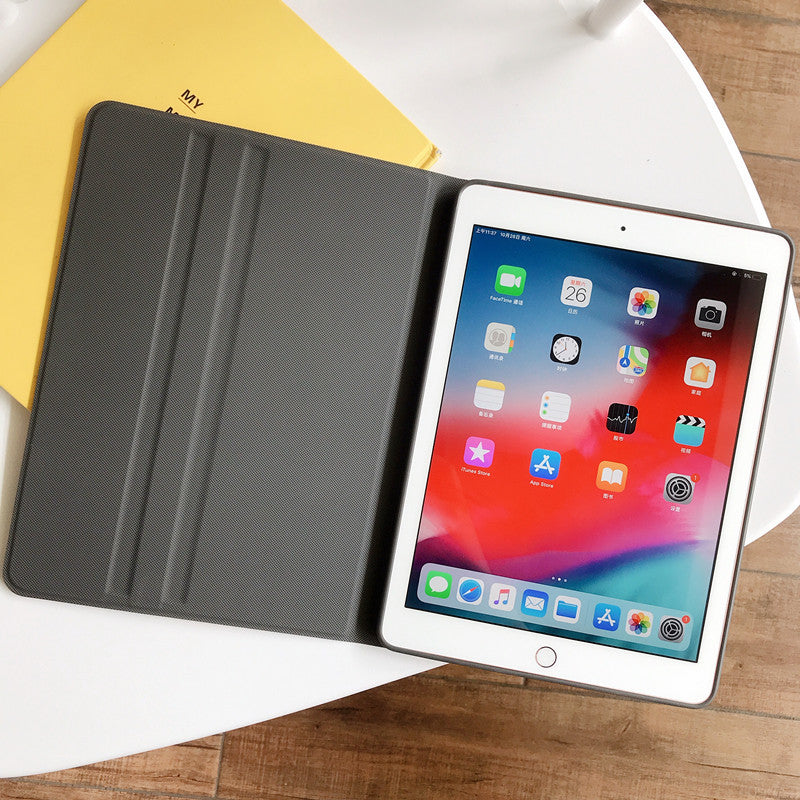 Compatible with Apple, Compatible with Apple , Art Ipad Mini5 Case 9.7 Leather Case Air3 2 Dormancy Pro10.5 11 Inch