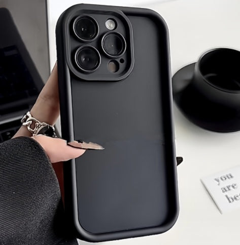 Frosted Photo Frame Simple Drop-resistant Soft Phone Case