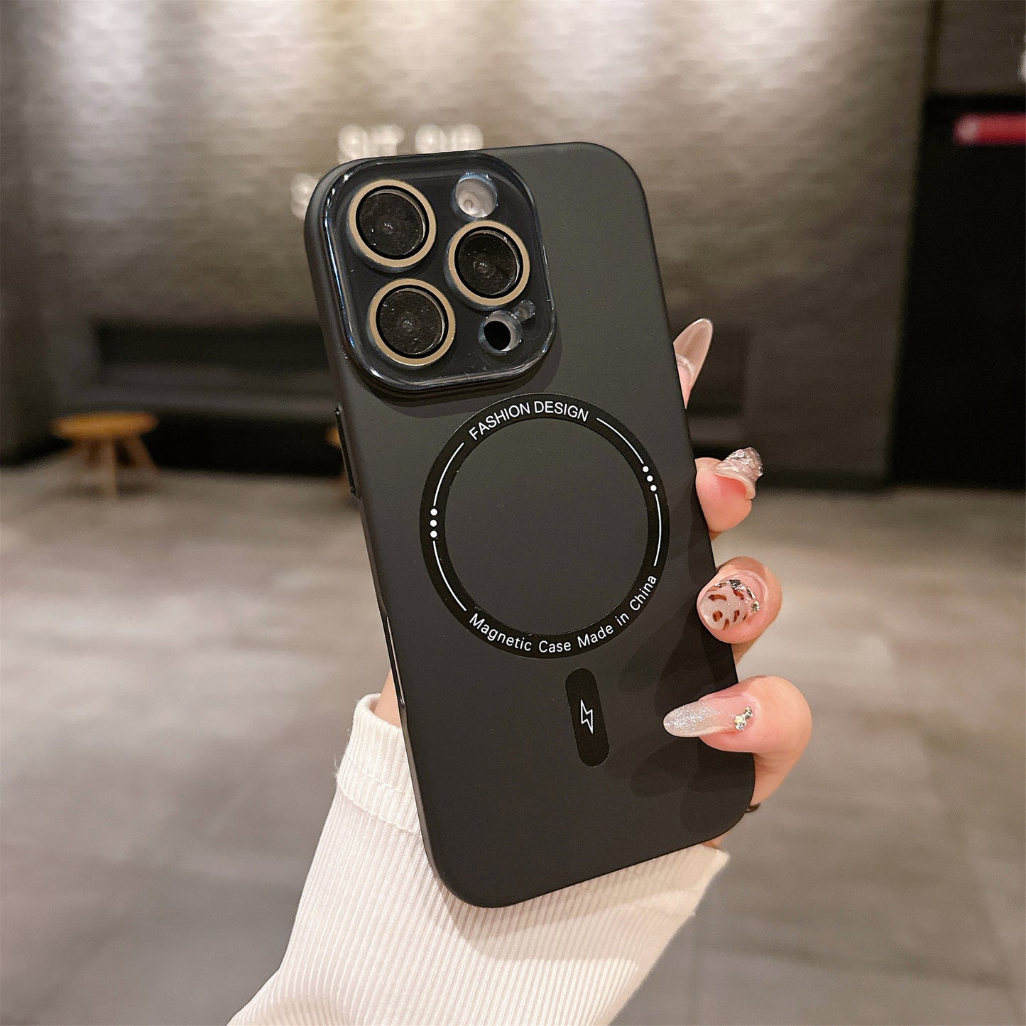 Crystal Lens Full Skin Feel Hard Phone Case