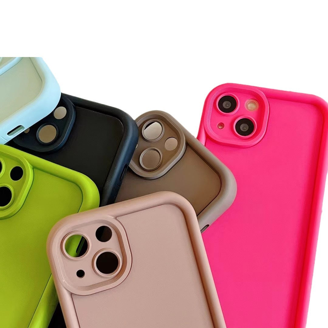 Frosted Photo Frame Simple Drop-resistant Soft Phone Case