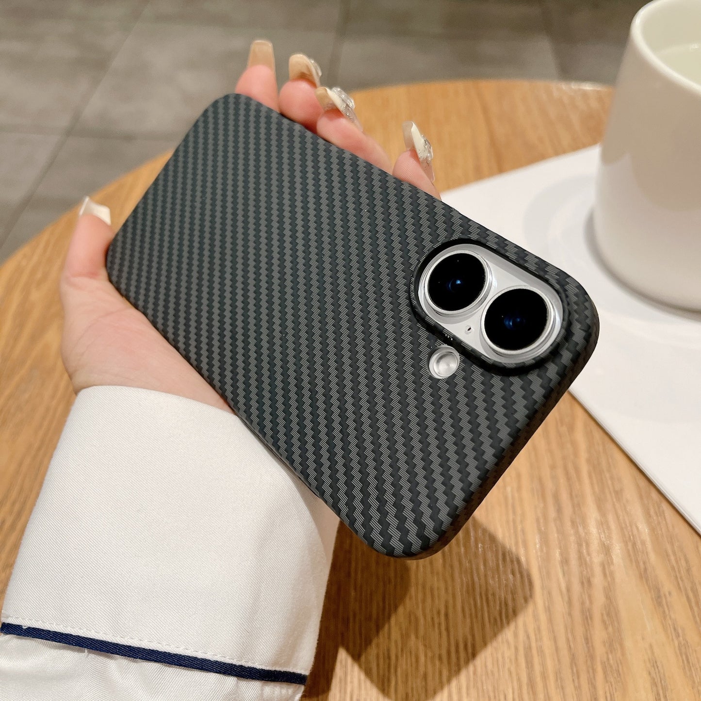 Applicable To 16Promax Carbon Fiber Magnetic Phone Case