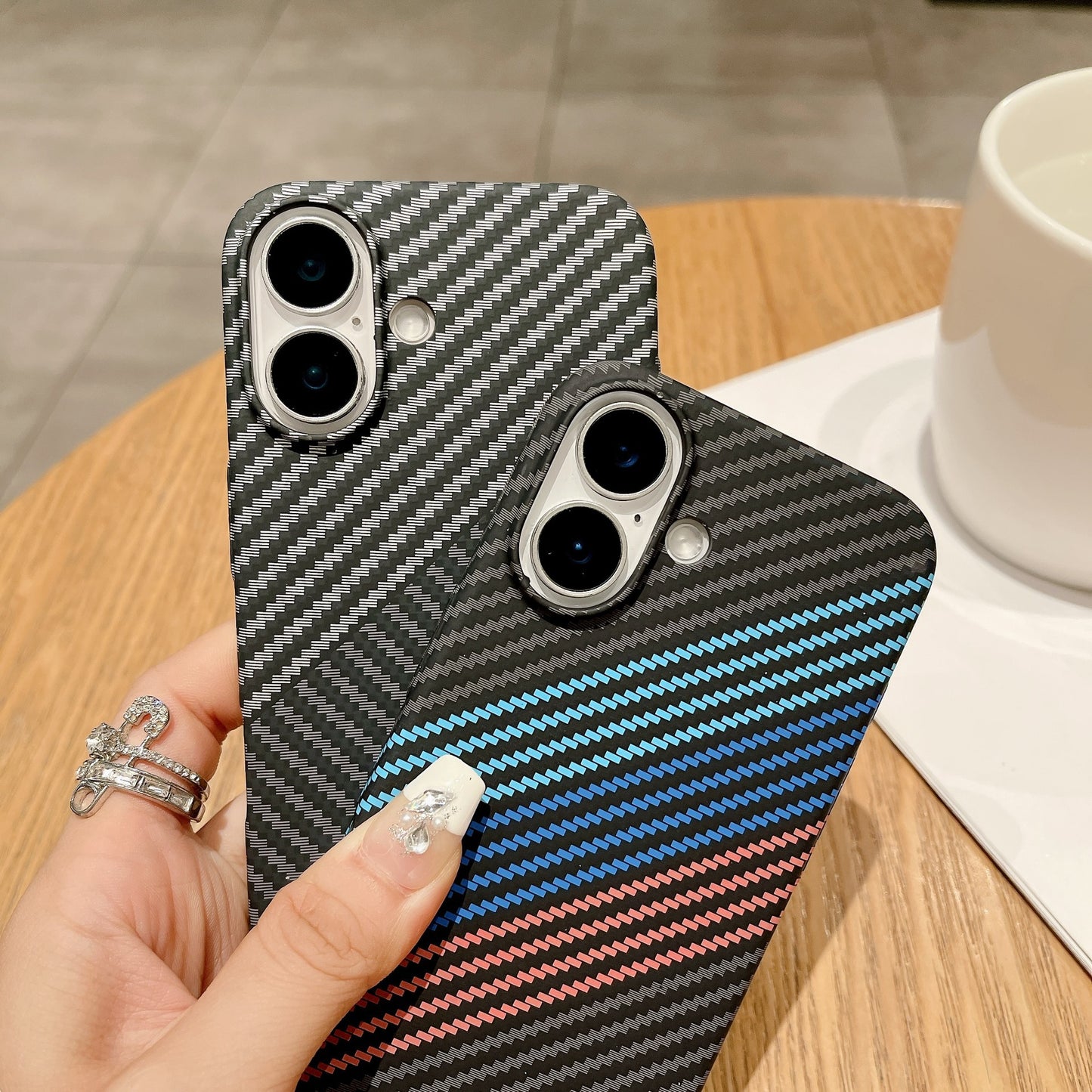 Applicable To 16Promax Carbon Fiber Magnetic Phone Case